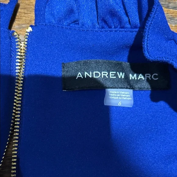 Andrew Marc Royal Blue Jumpsuit - Picture 4 of 8